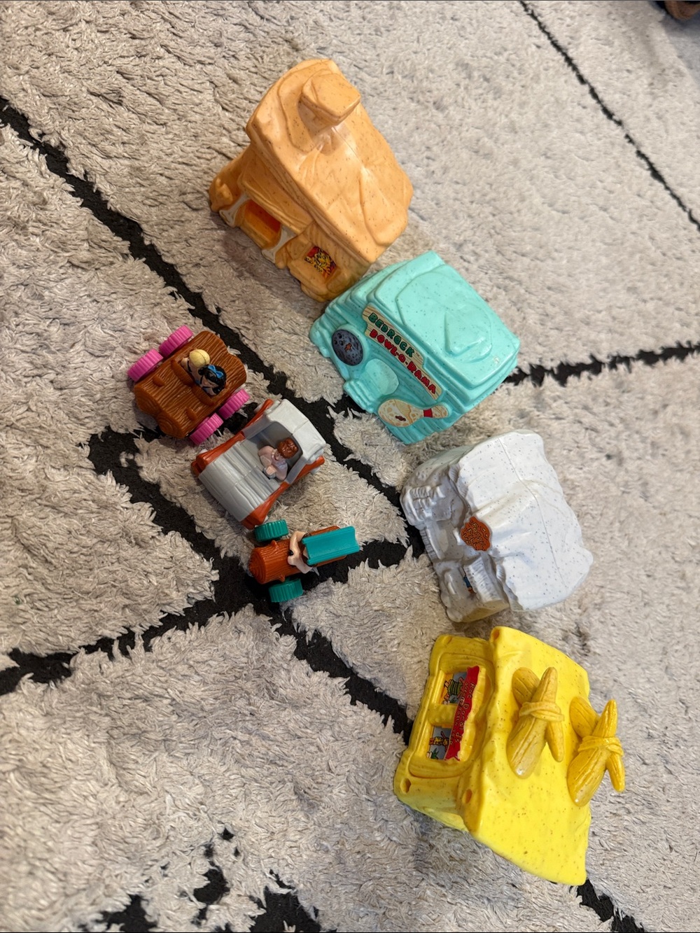 vintage flinstone character set